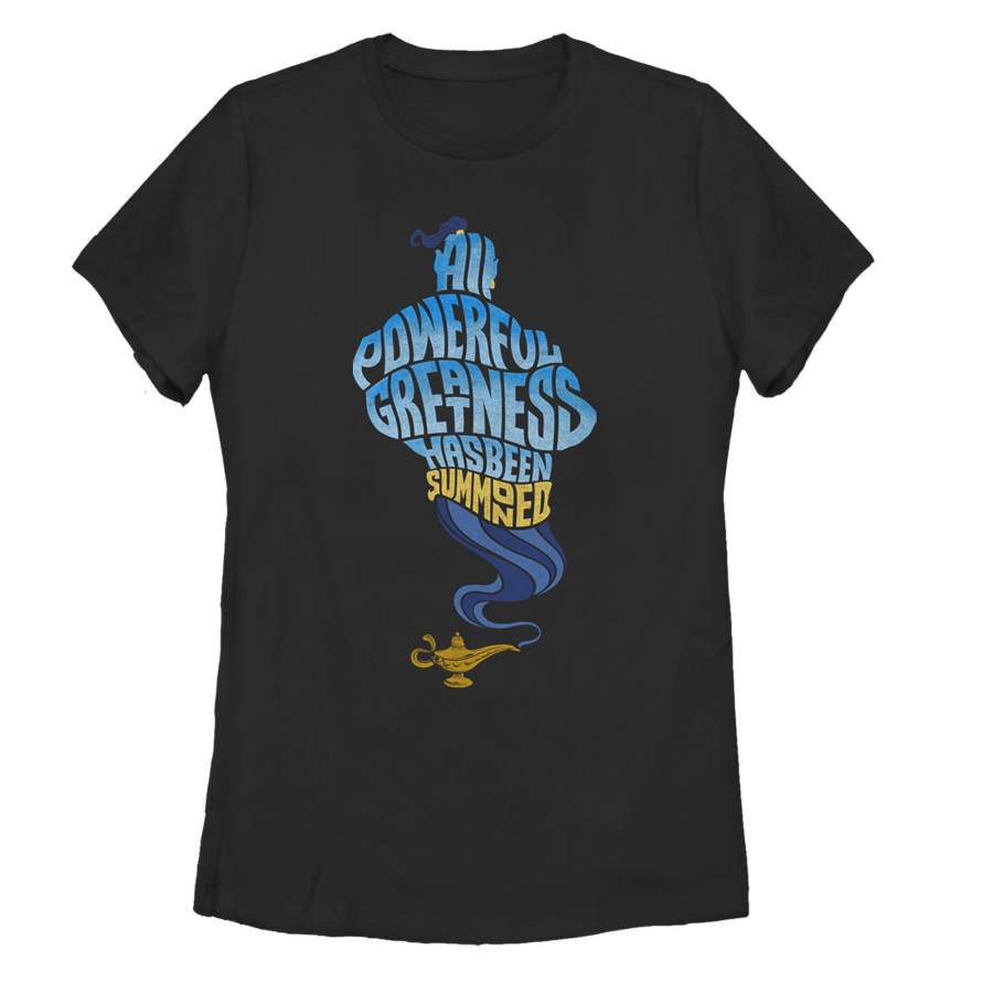 Aladdin Women’s Genie Greatness Summoned  T-Shirt