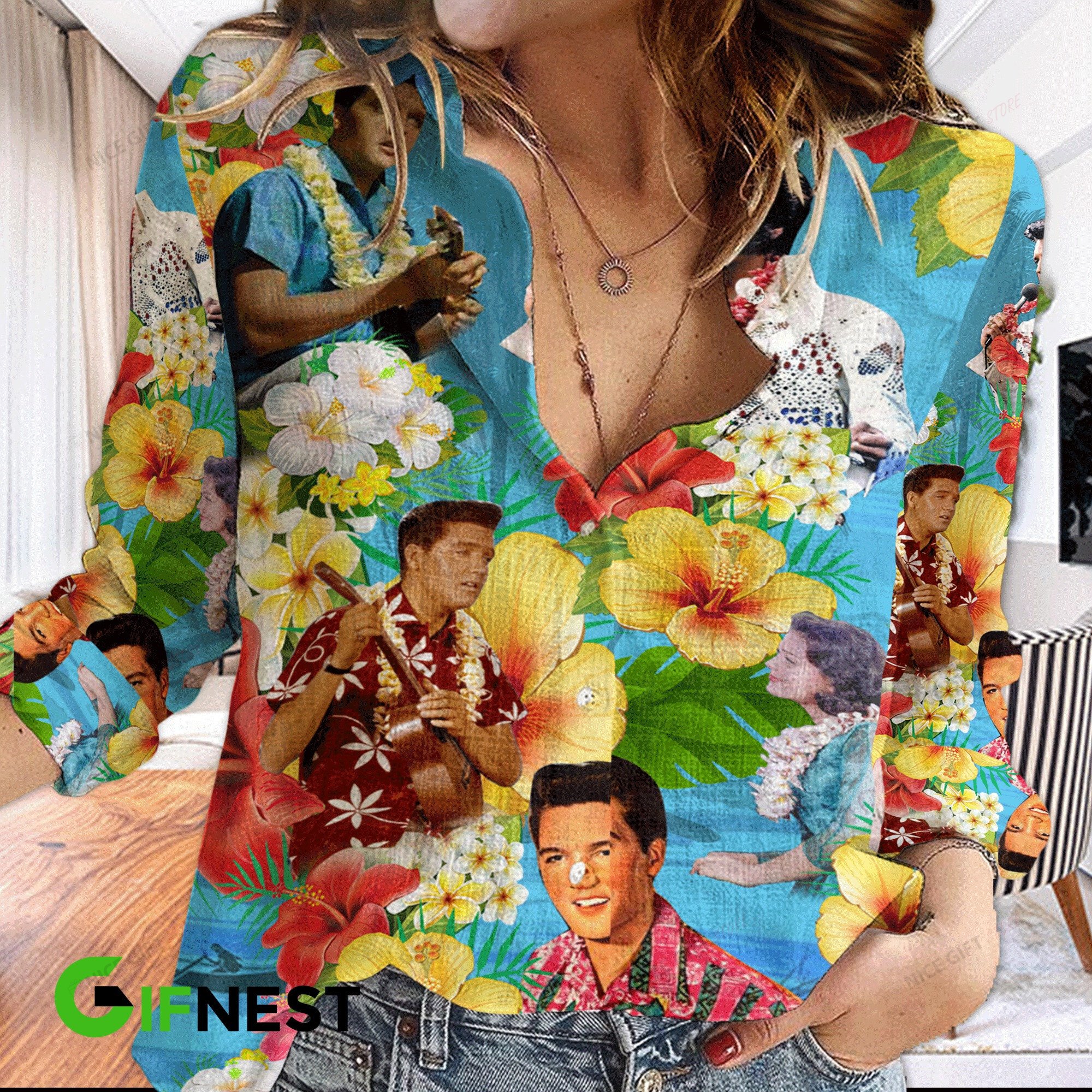 Elvis Presley Women Casual Shirt Wcs-O6S0