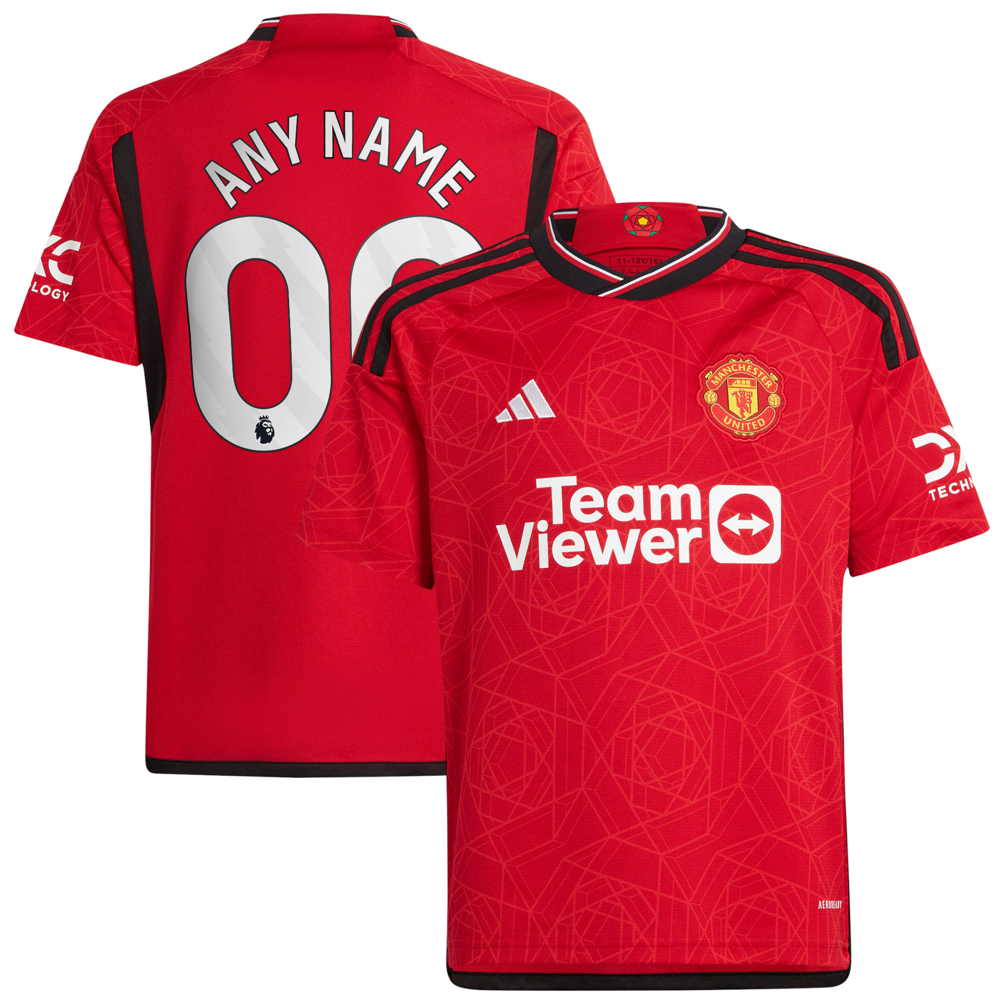 Manchester United Youth 2023/24 Home Replica Custom Jersey – Red