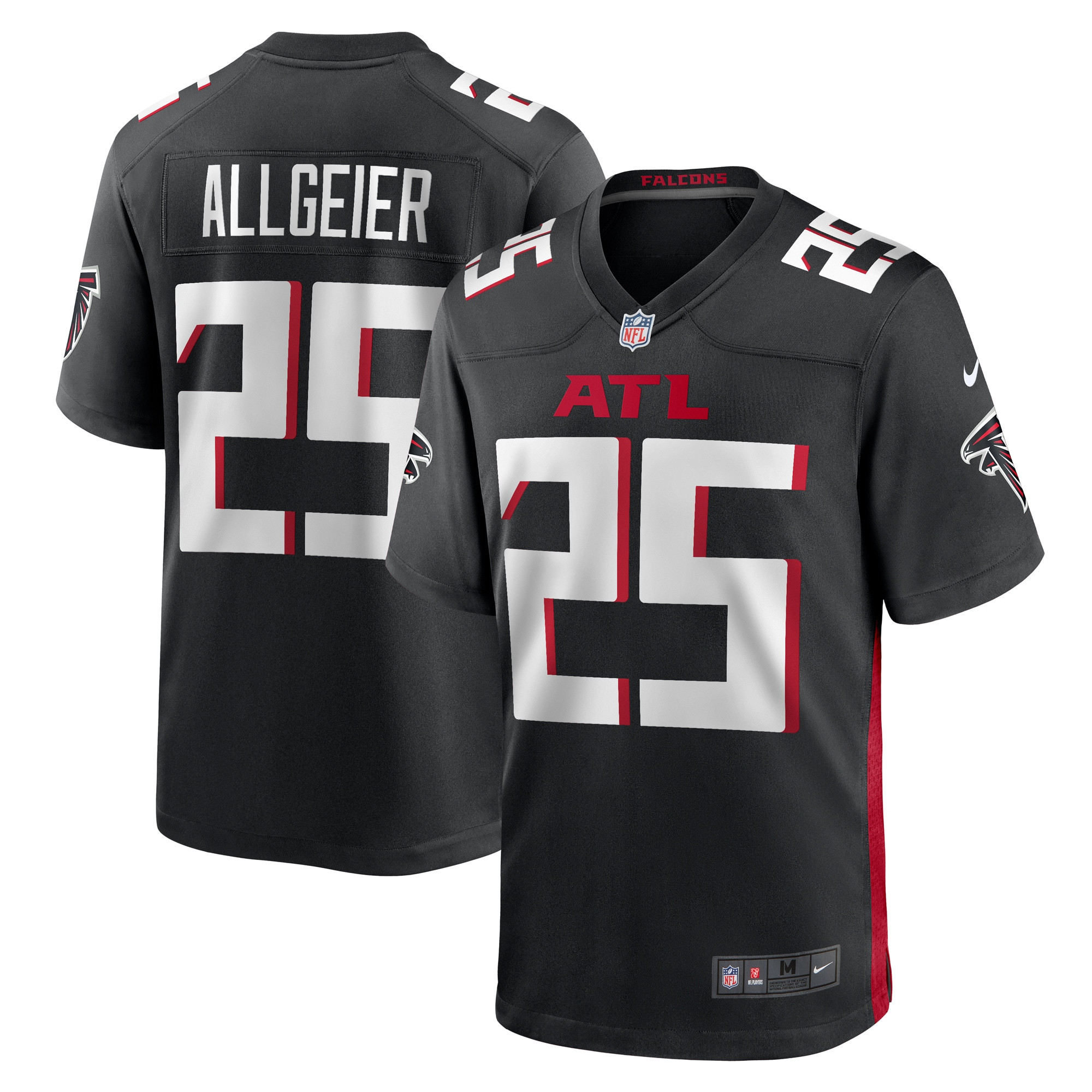 Tyler Allgeier Atlanta Falcons Player Game Jersey – Black NFL