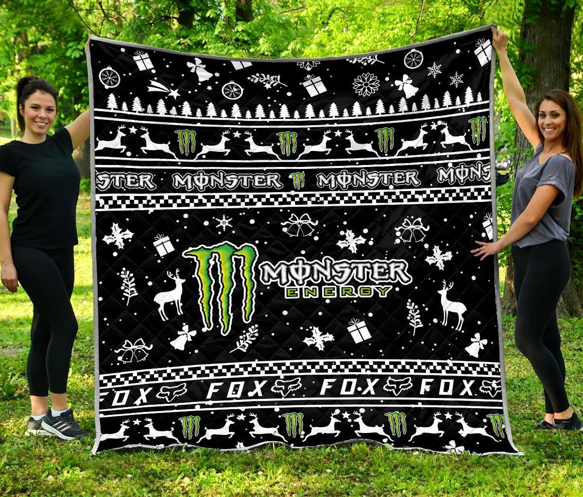 Monster Energy NCT-HA Quilt Blanket Ver1 (Black)