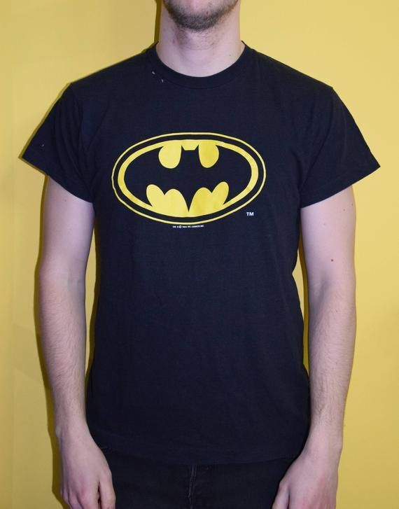 80S True Vintage Batman Logo Shirt Dc Comics Shirt