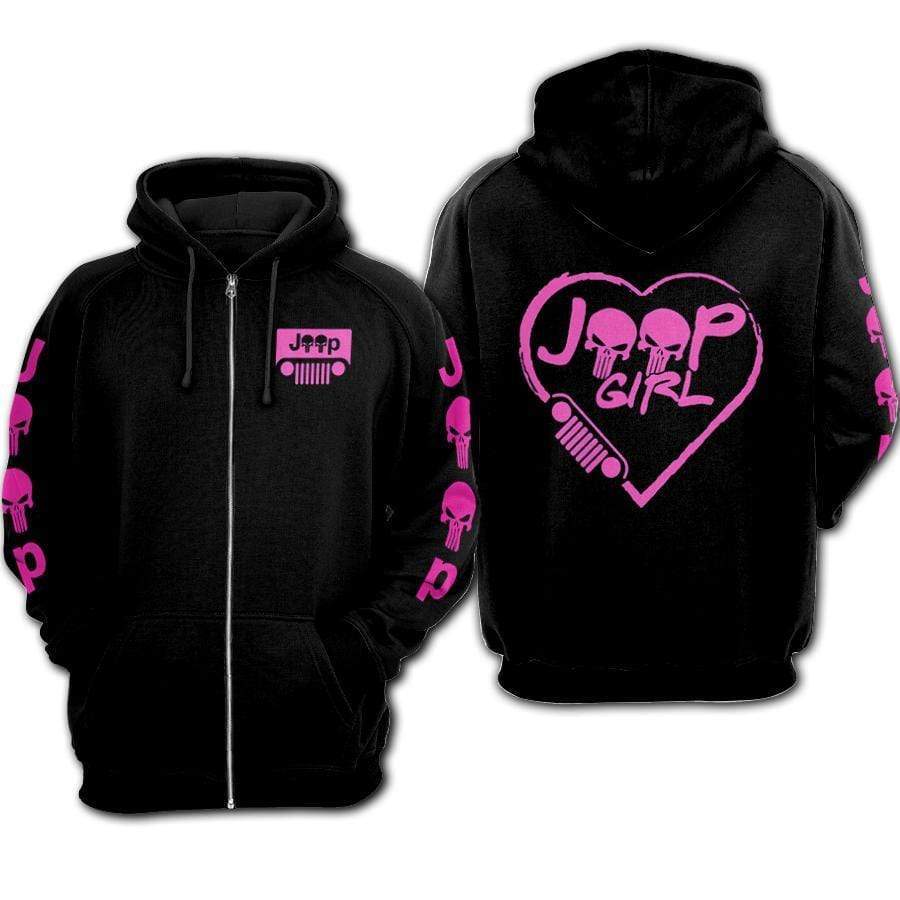 JP Girl Pink Hoodie 3D All Over Print