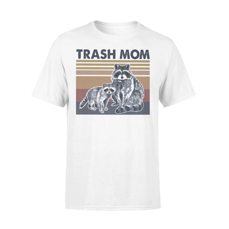 Raccoon Trash Mom Vintage Retro T-shirt