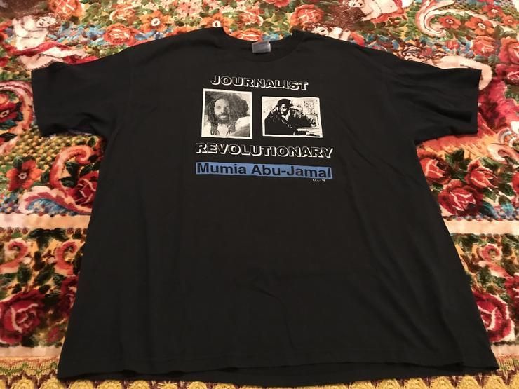 1995 Mumia Abu Jamal Vintage Journalist Revolutionary Shirt