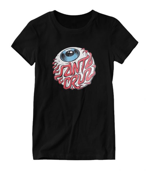 Santa Cruz Eyeball Black RS T shirt