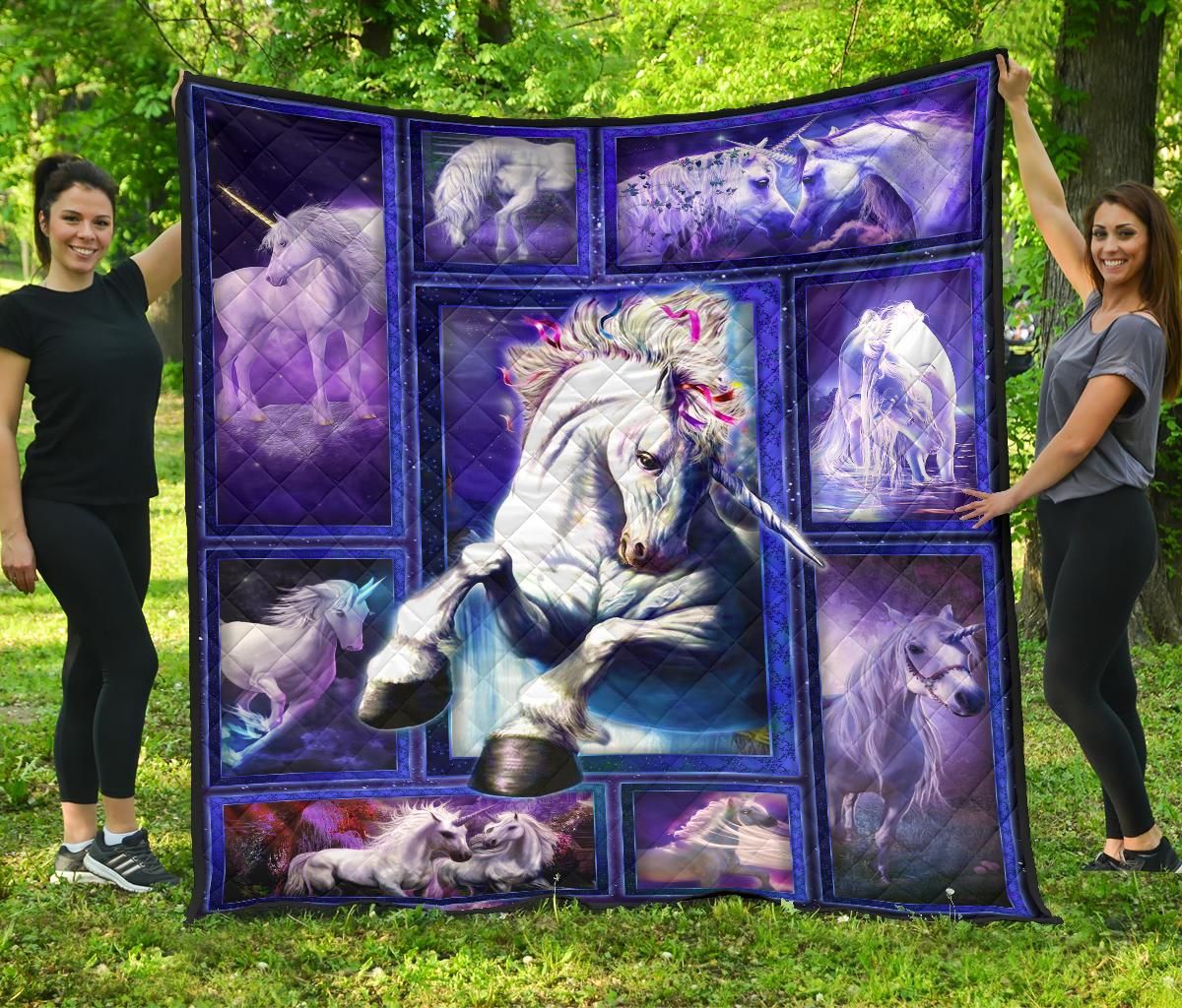 Unicorn Aesthetic Quilt Blanket Great Customized Gifts For Birthday Christmas Thanksgiving Perfect Gifts For Unicorn Lover