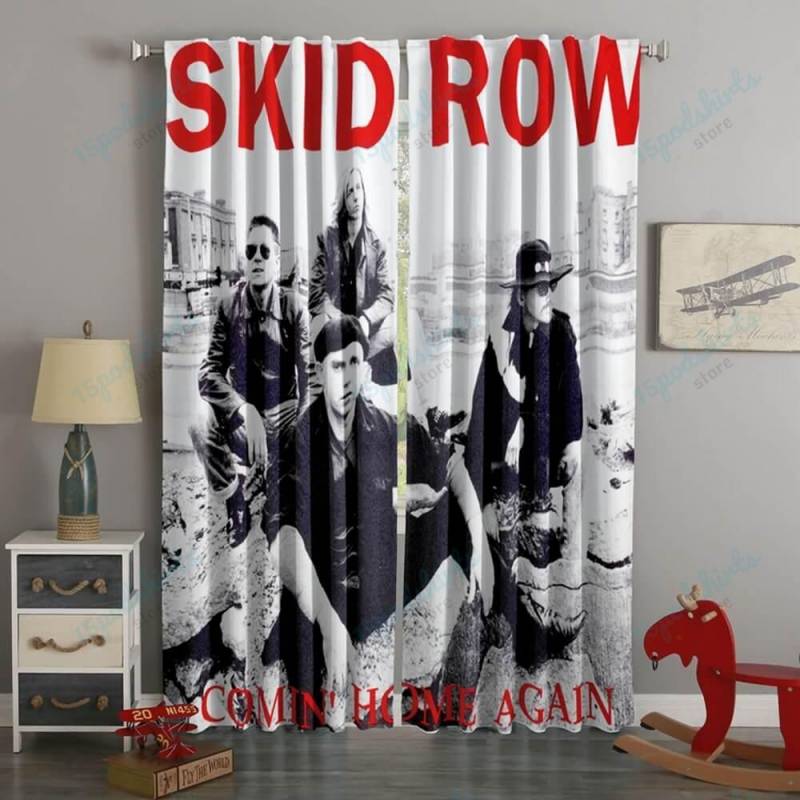 3D Printed Skid Row  Style Custom Living Room Curtains