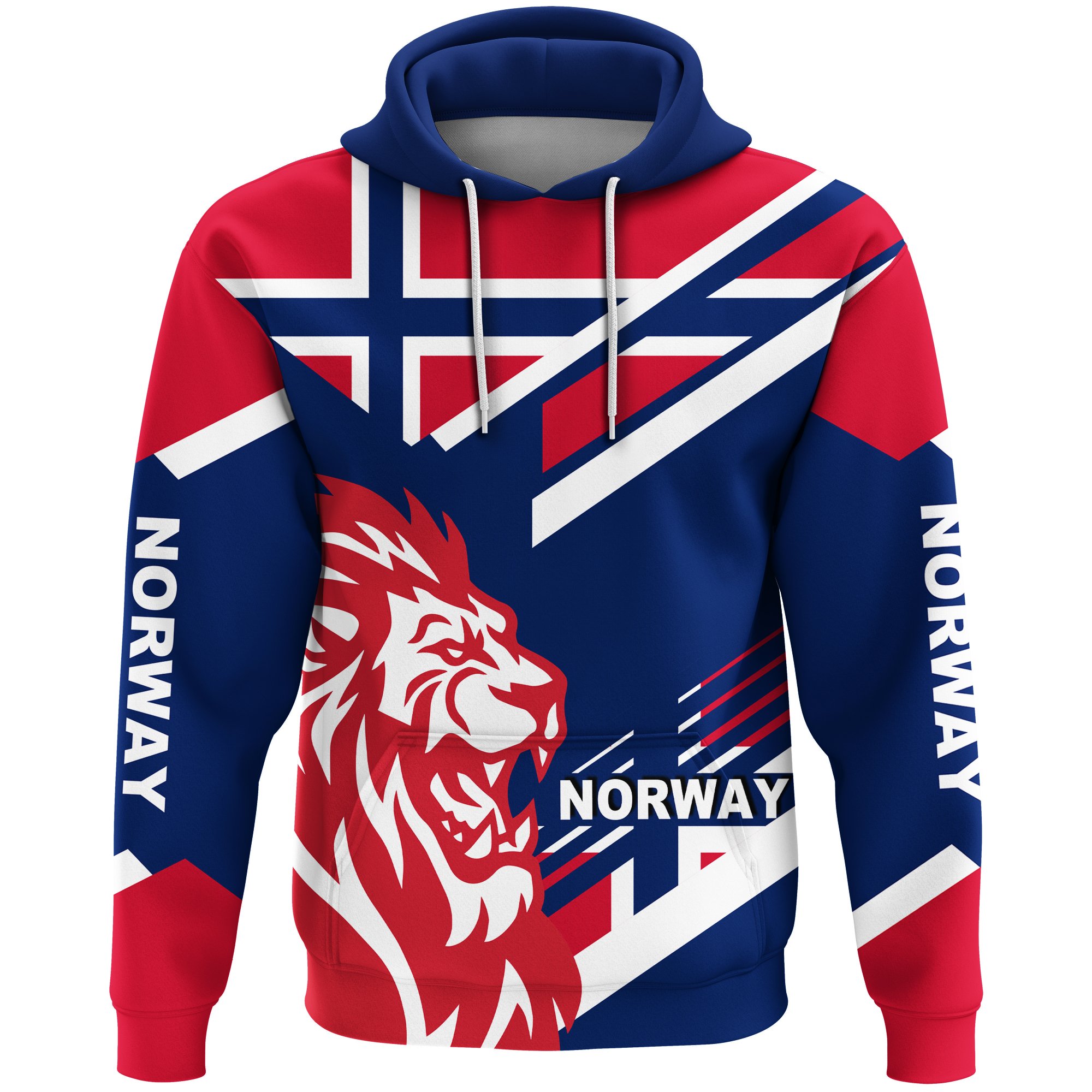 1stTheWorld Hoodie – Norway Lion Flag Special Edition A30