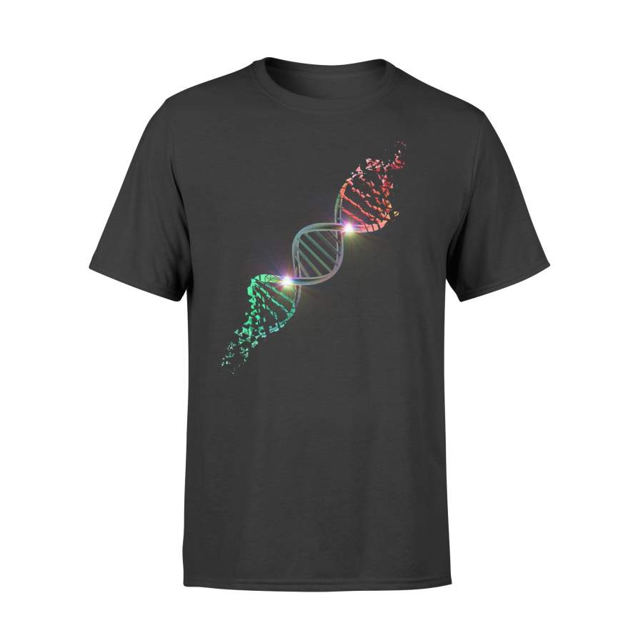 African Dna Pan African Flag Shattered Dna Strand T-Shirt