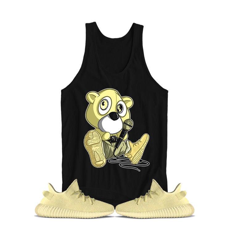 Yellow Yeezy Boost 350 V2 “Black” Tank Top (Bearzzy)