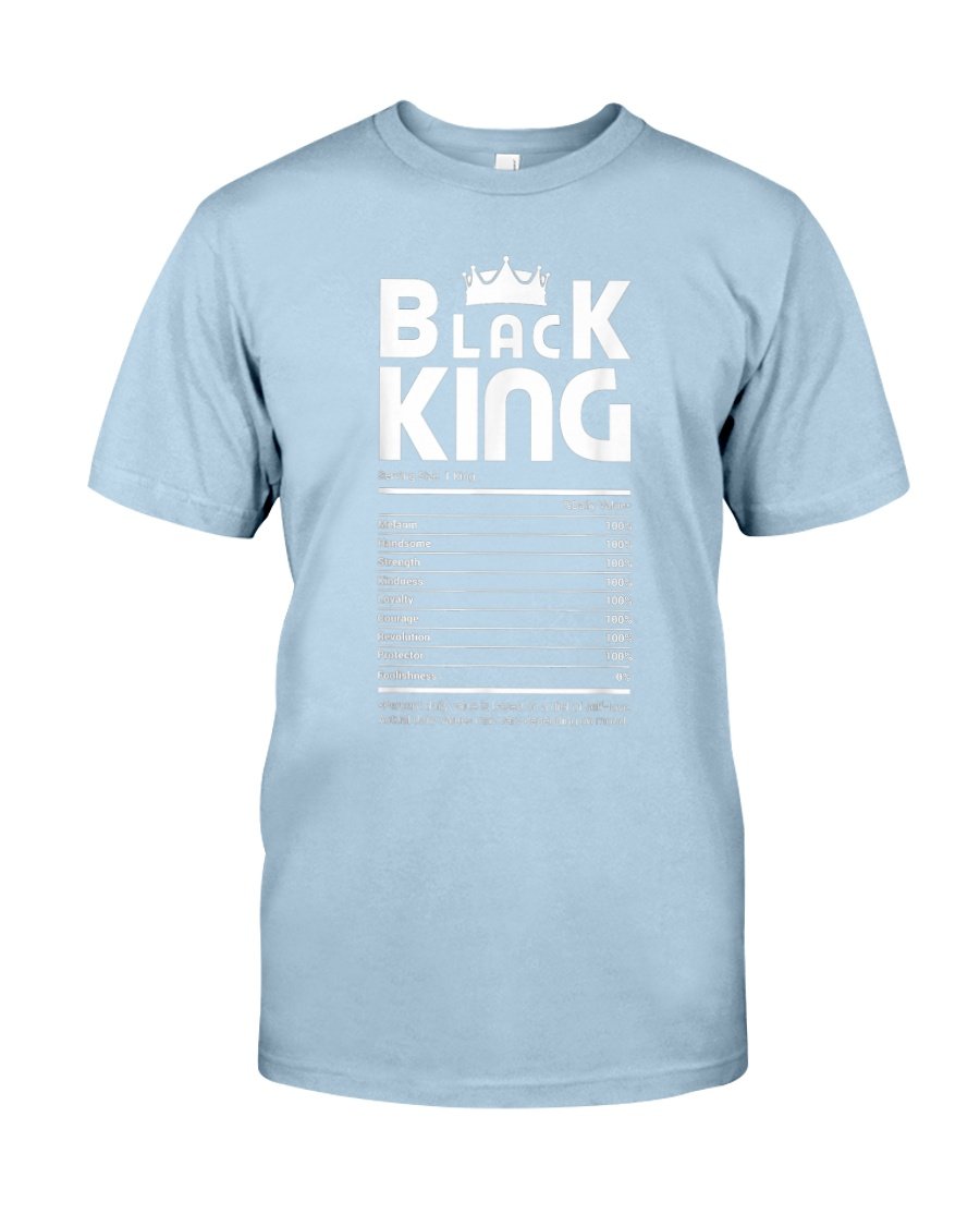 Black King Nutritional Facts African American T-Shirt | Father’S Day Gift