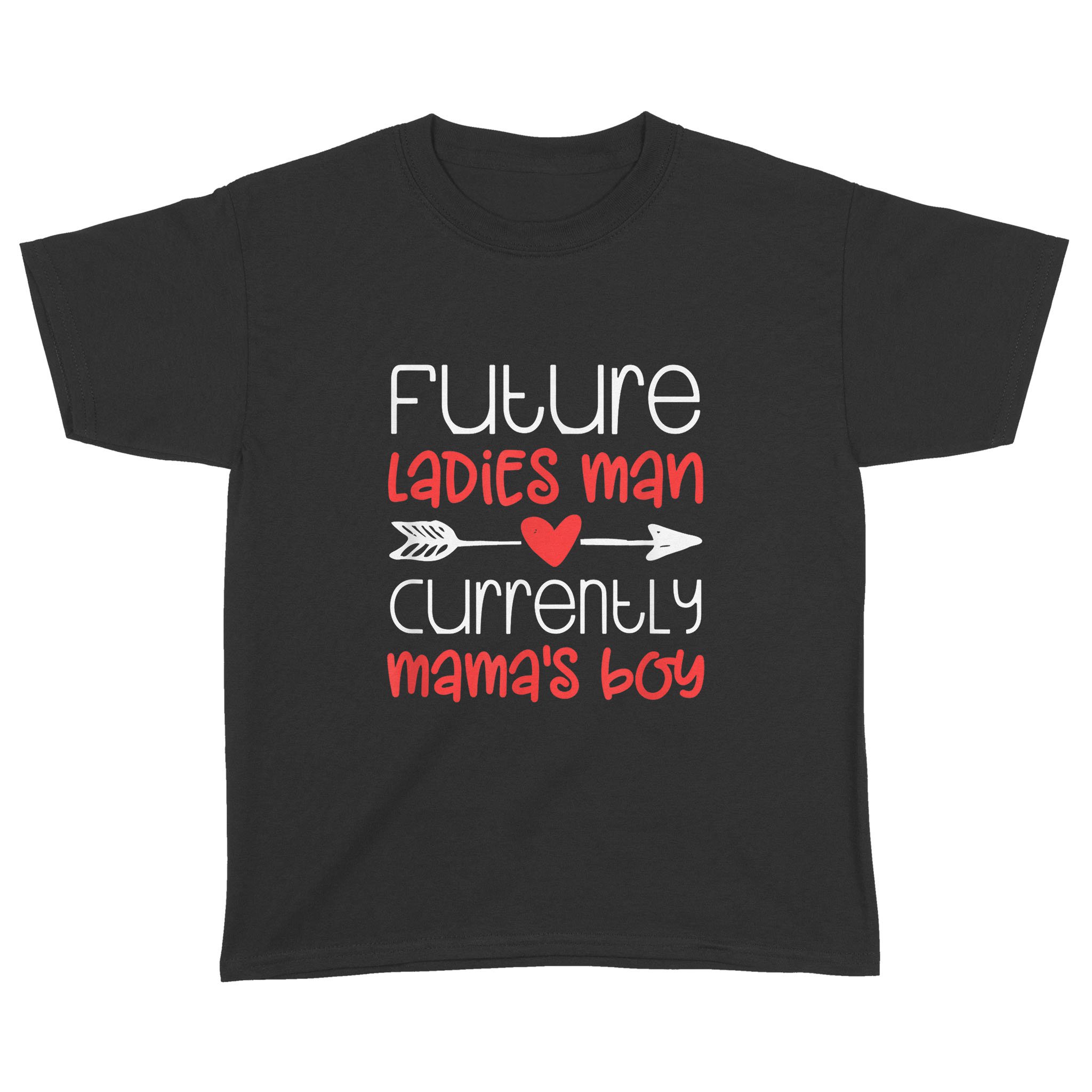 Valentine’s Day Tshirt Boy Cute Ladies Man Mama’s Tshirt T-Shirt – Standard Youth T-shirt