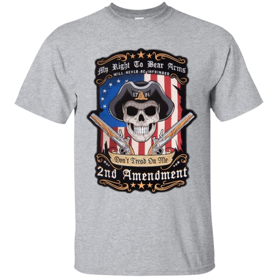 2nd Amendment – My Right to Bear Arms – Men’s Patriotic Shirts