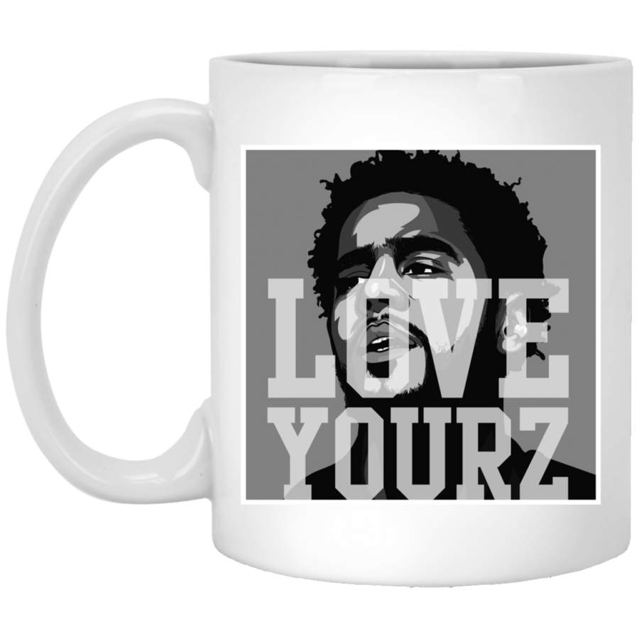 J Cole Love Yourz 11 oz. White Mug