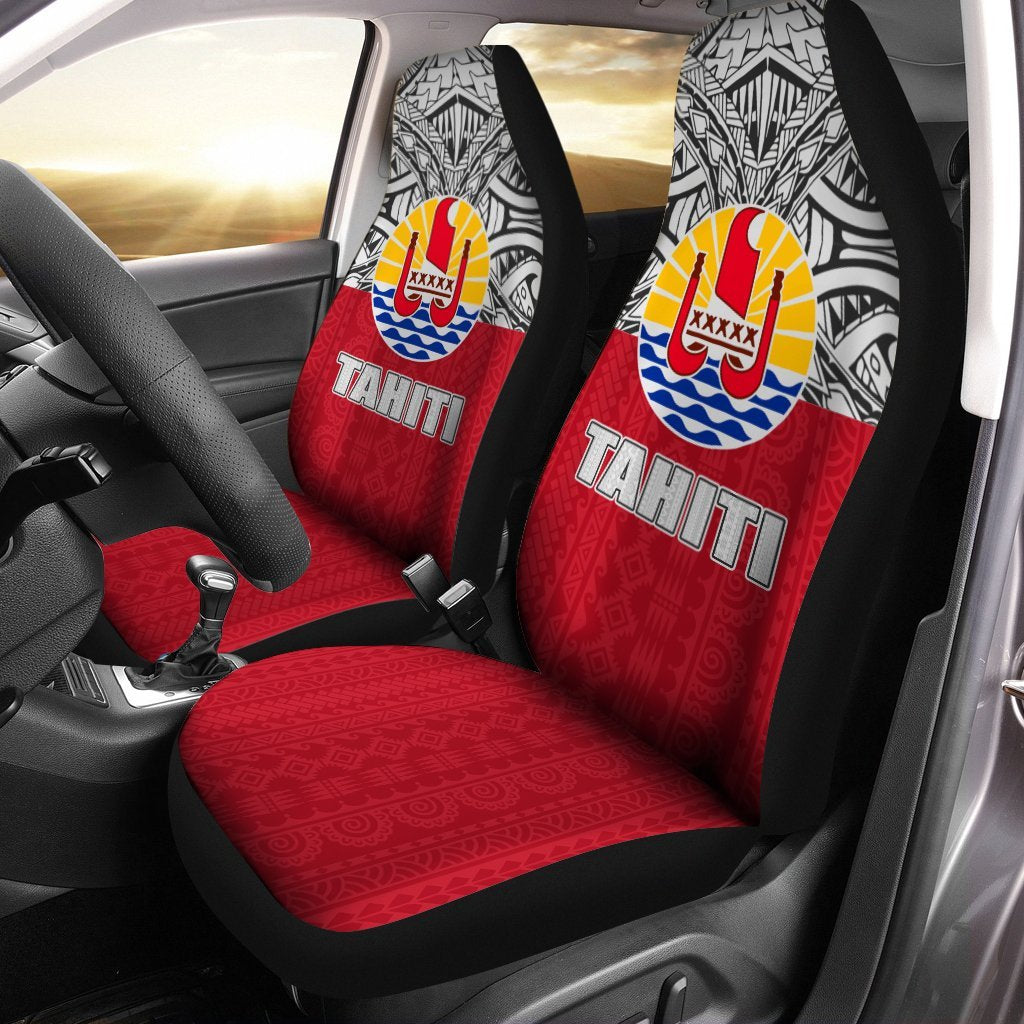 Tahiti Polynesian Hoodie Style Car Seat Cover