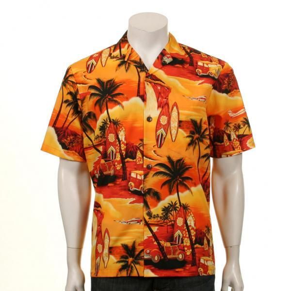 Waikiki Woody Orange High Quality Hawaiian Shirt Dhc18061174