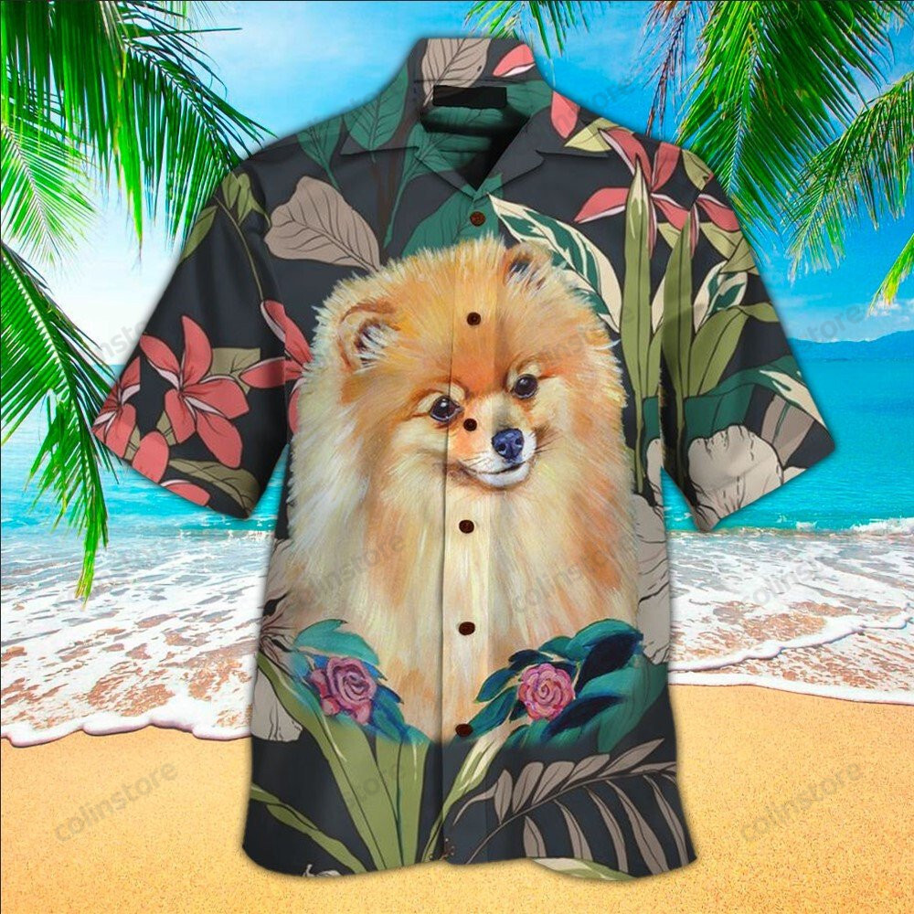 Pomeranian Hawaii Lover Gifts Shirt Aloha Ha44491