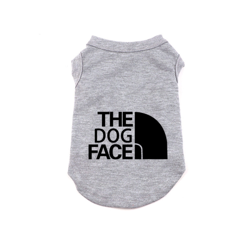 The Dog Face Pet Dog Vest Clothes Summer Small Medium Dogs Chihuahua French Bulldog Cotton T-shirt Pet Supplies Puppy Outfits alx