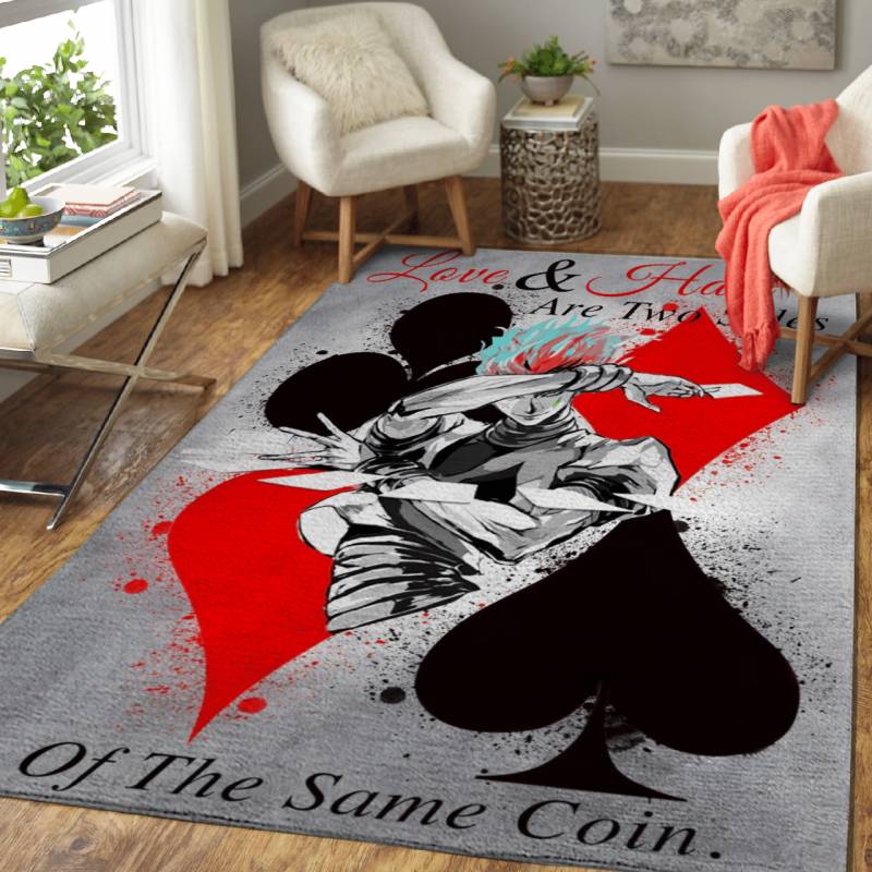 Hisoka Love Hate Anime Art Area Rug – Carpet