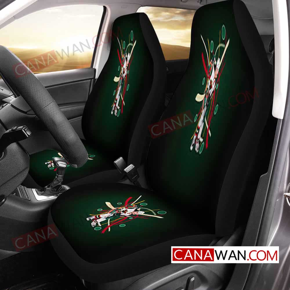 Minnesota Wild Style223 3D Customized Personalized Car Seat Cover