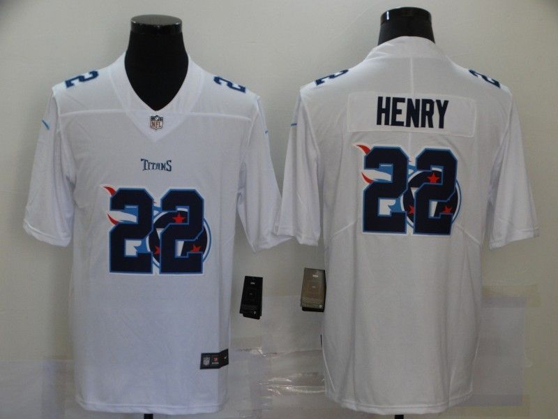 Tennessee Titans Derrick Henry #22 NFL 2020 White Jersey