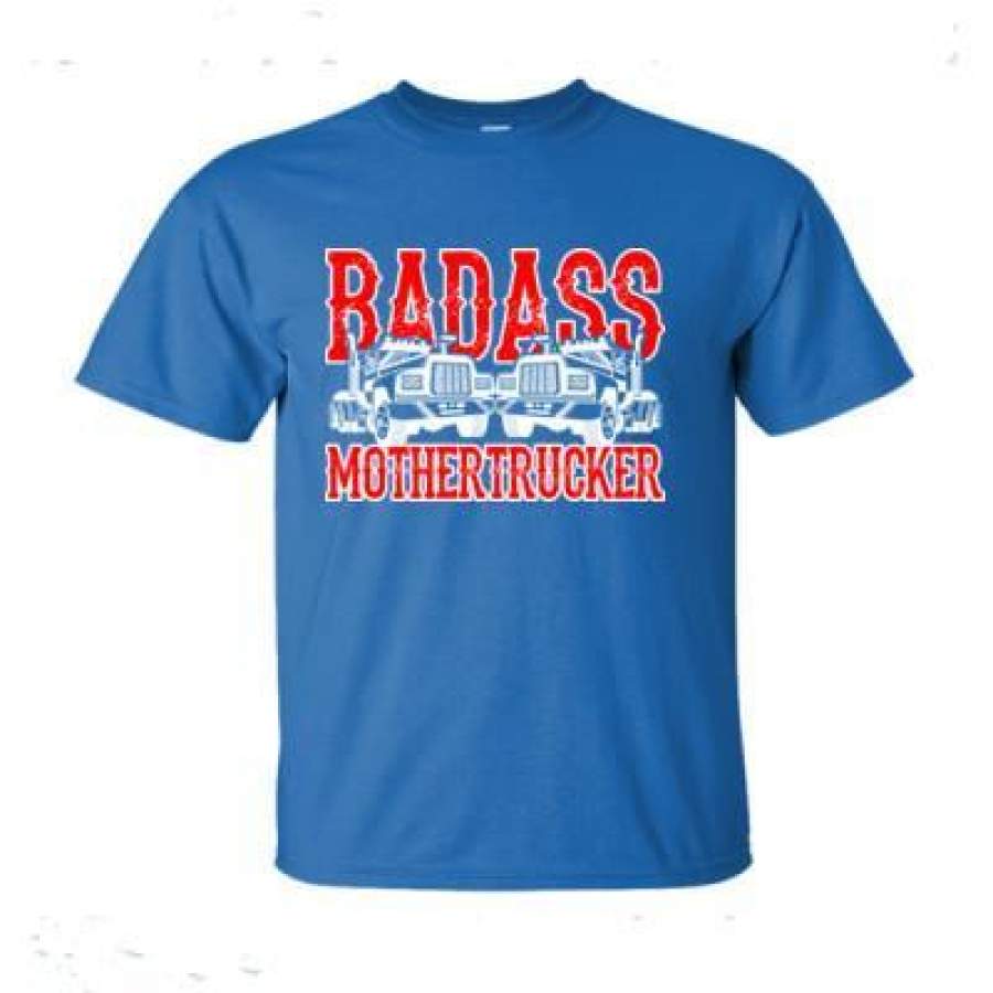 AGR Badass Mother Trucker Truck Driver – Ultra-Cotton T-Shirt