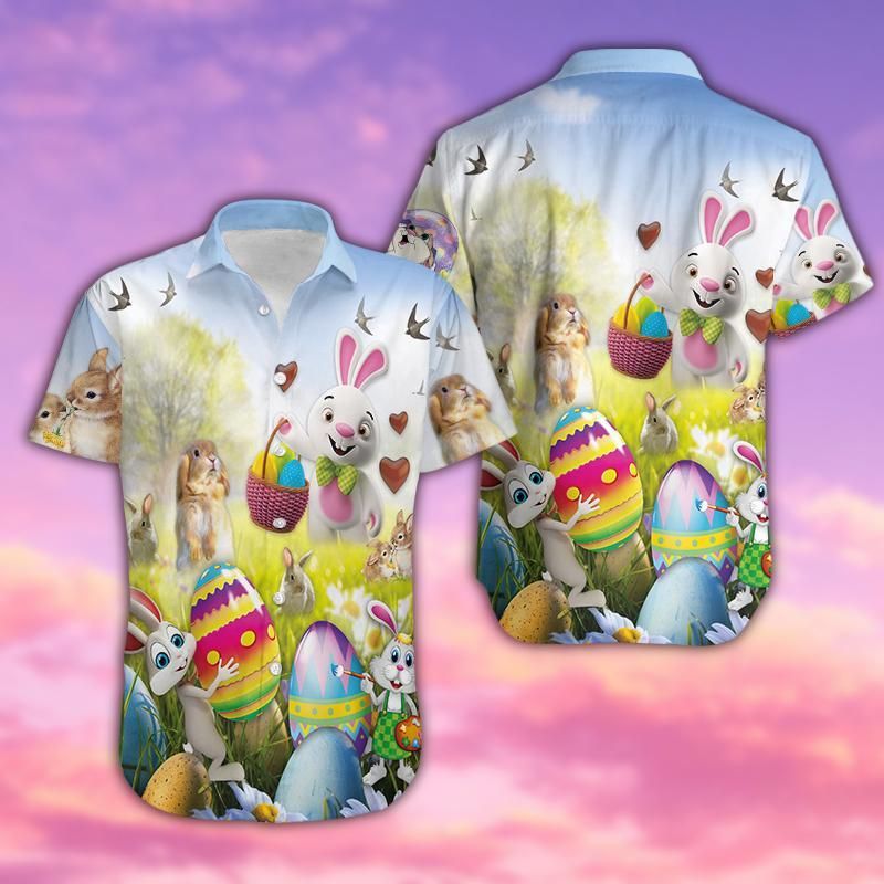 Find Hawaii Aloha Shirts Bunny Enjoy Easter Day Ha13494