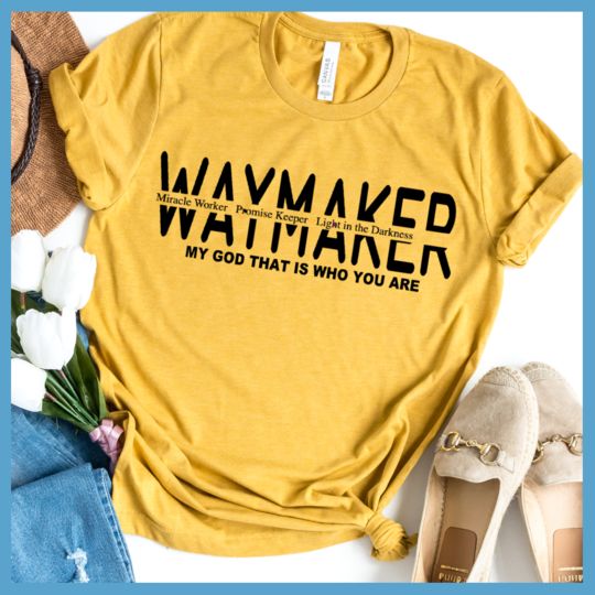 Wavmaked Miracle Worker Promise Keeper Light In The Darkness Waimanen My God That Is Who You Are T-shirt