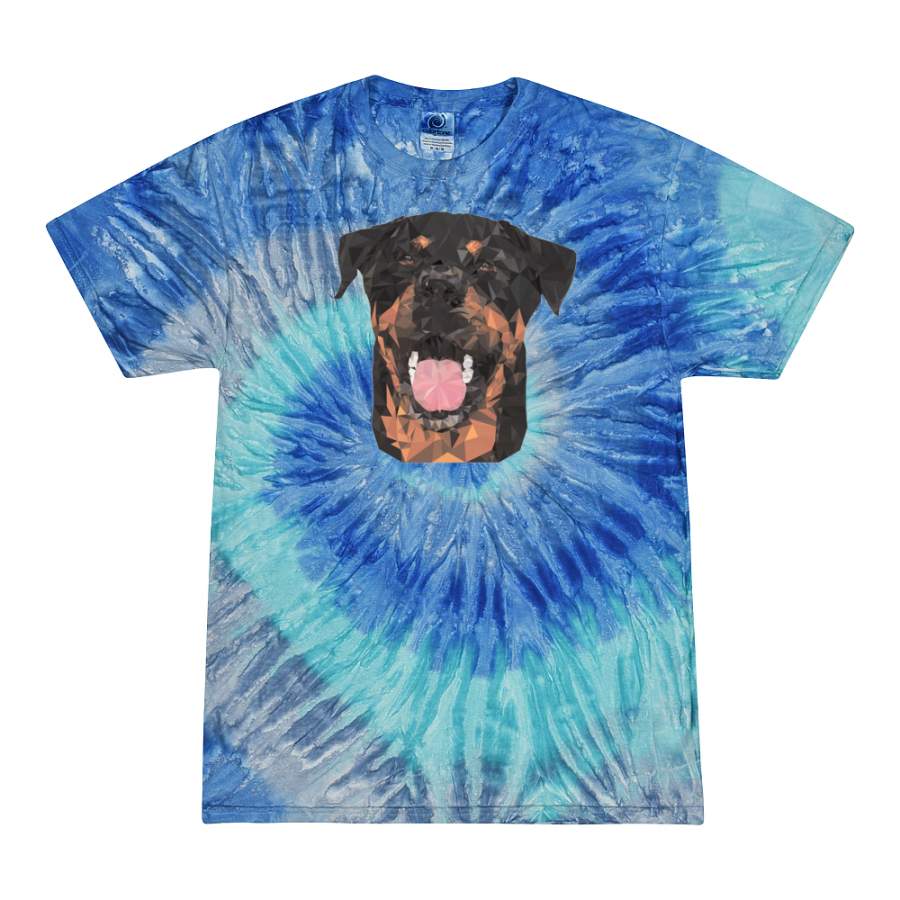 Rotteiler Dog Animal Lover Tie-Dye T-Shirt