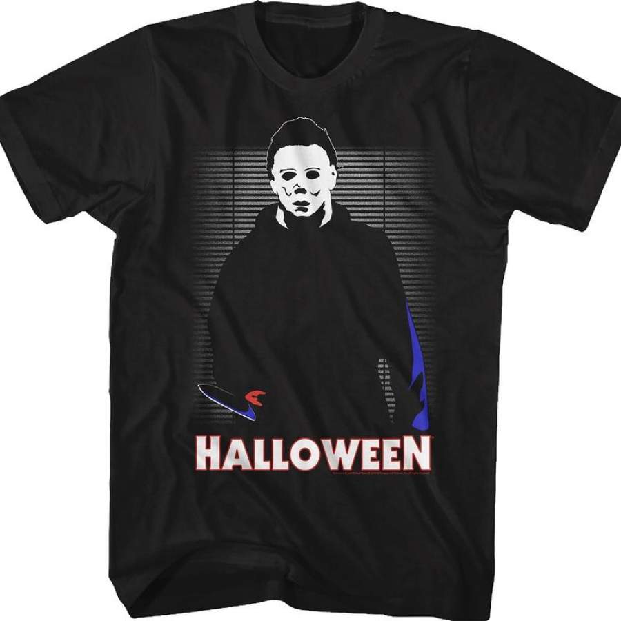 Illustrated Michael Myers Halloween T-Shirt – Wakitee