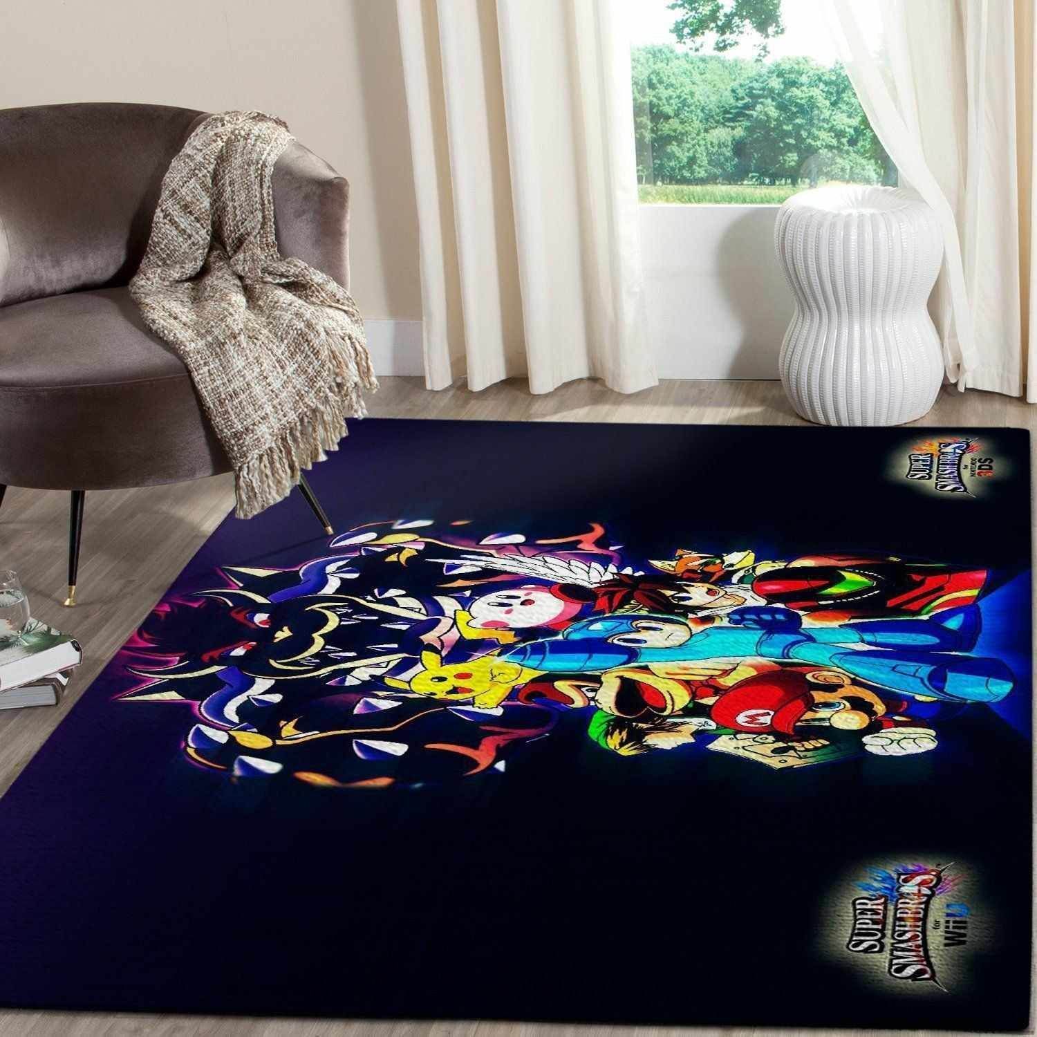 Super Smash Bros. Area  Sku 3655 Rug