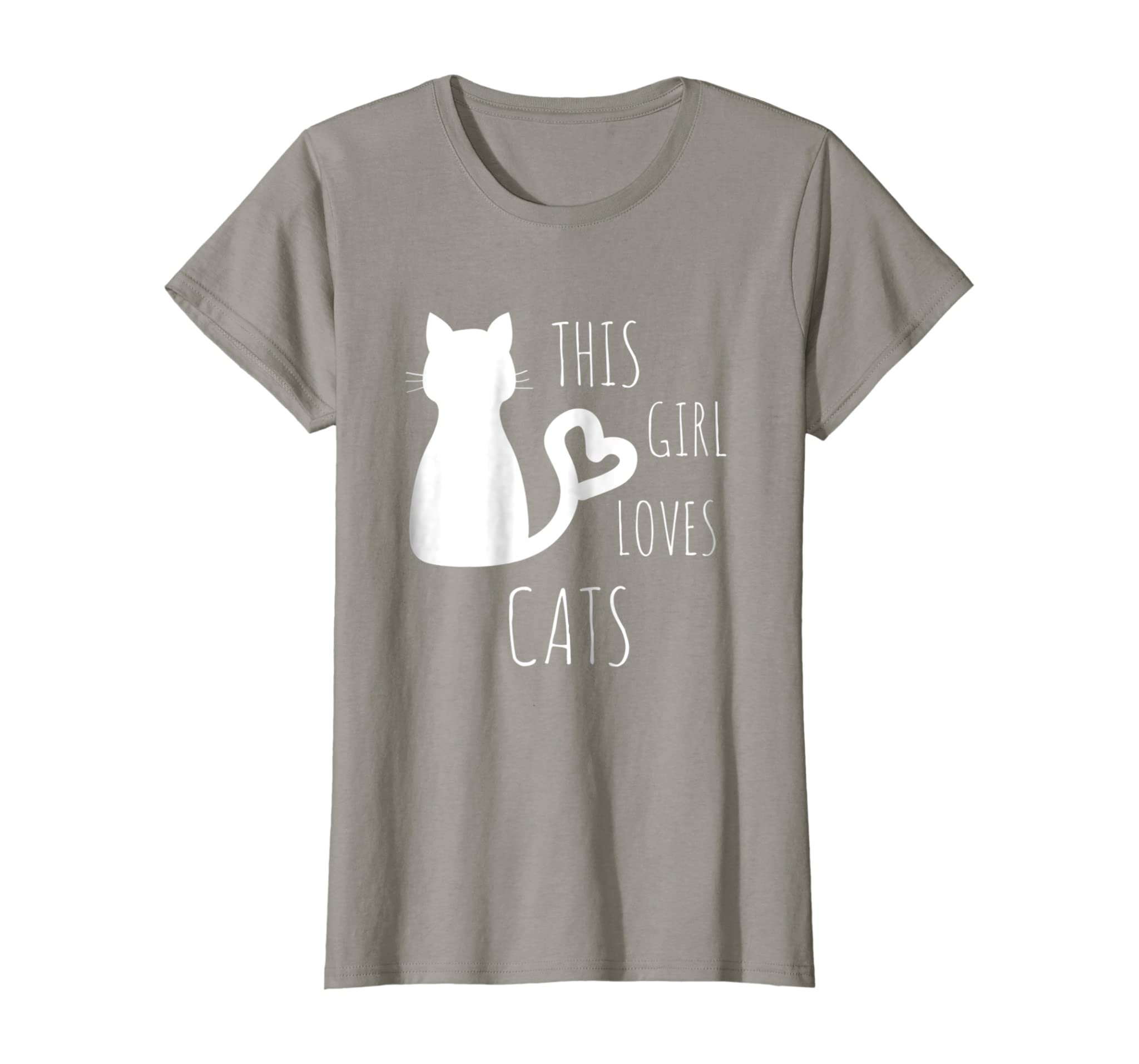 This Girl Loves Cats Gift Shirt Cool Fun Stylish Design Tee