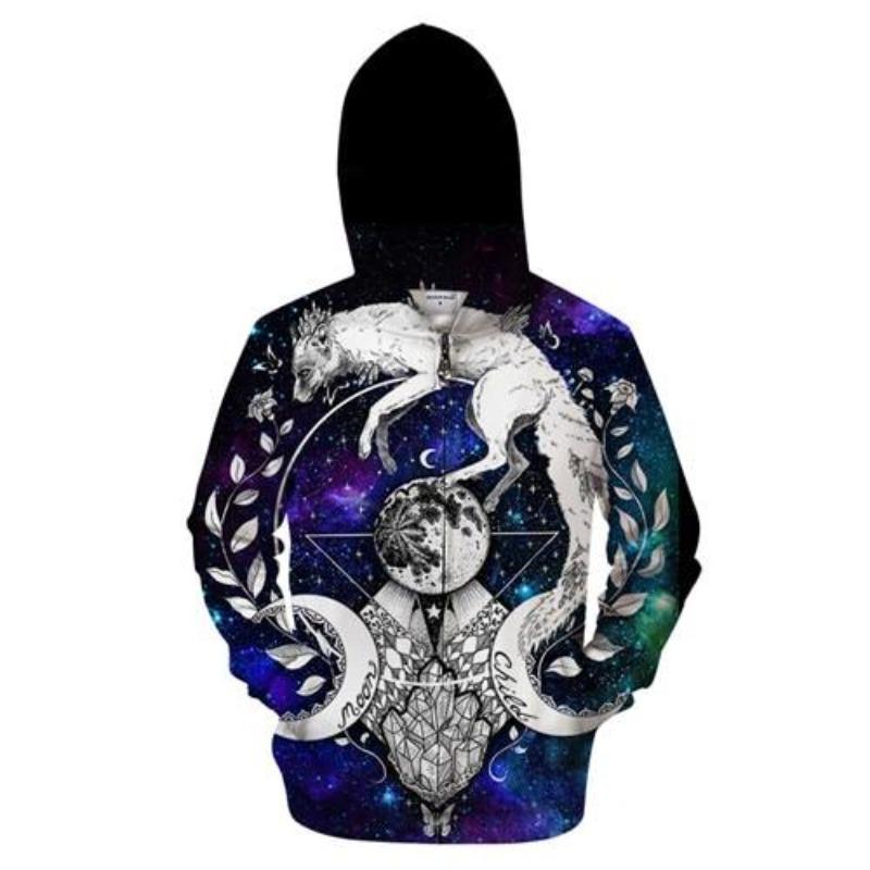 Moon Child Zip-up Hoodie