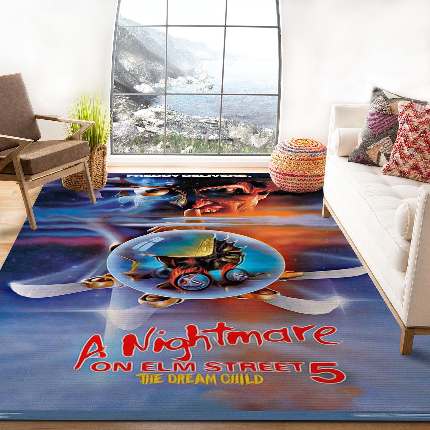 A Nightmare On Elm Street 5 The Dream Child One Sheet Area Rug, Living Room And Bed Room Rug – US Gift Decor