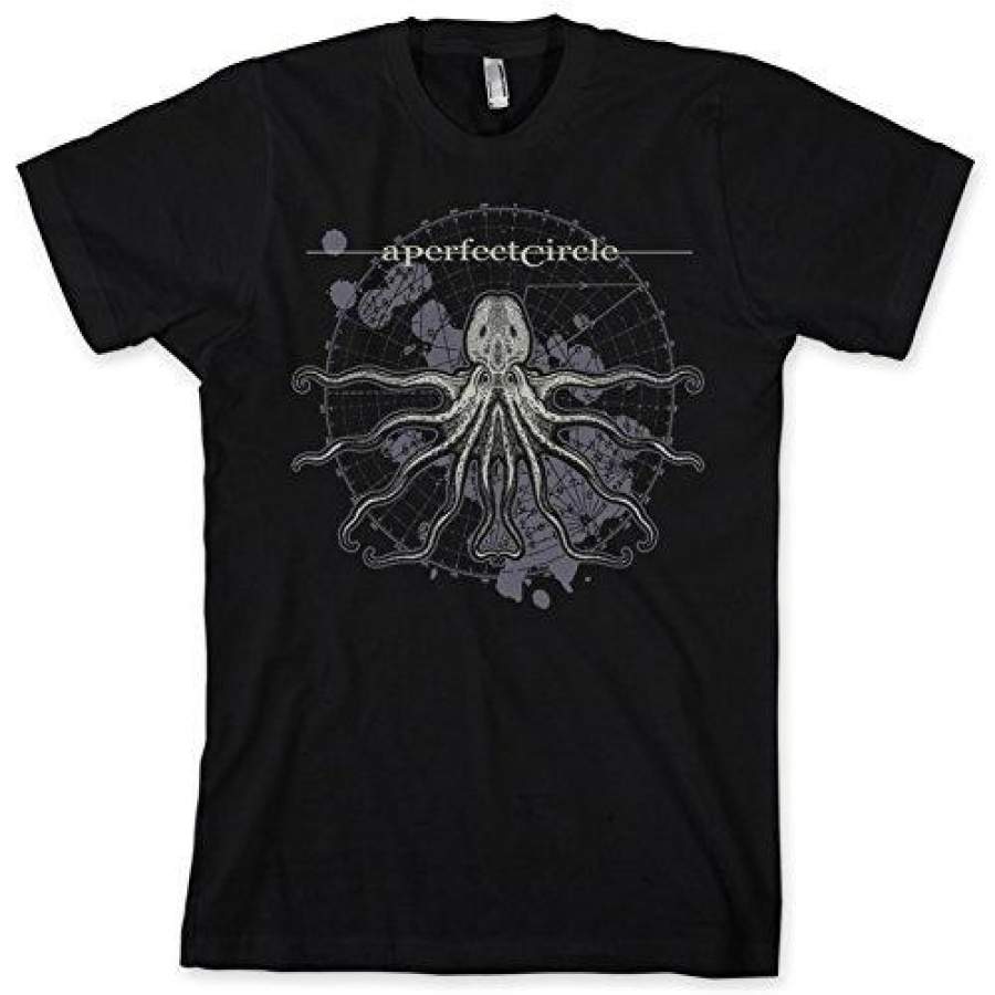 fashion shirt  Men T-shirt A Perfect Circle Octopus T-Shirt Funny T Shirt,Tee Shirt,Slim T-shirt