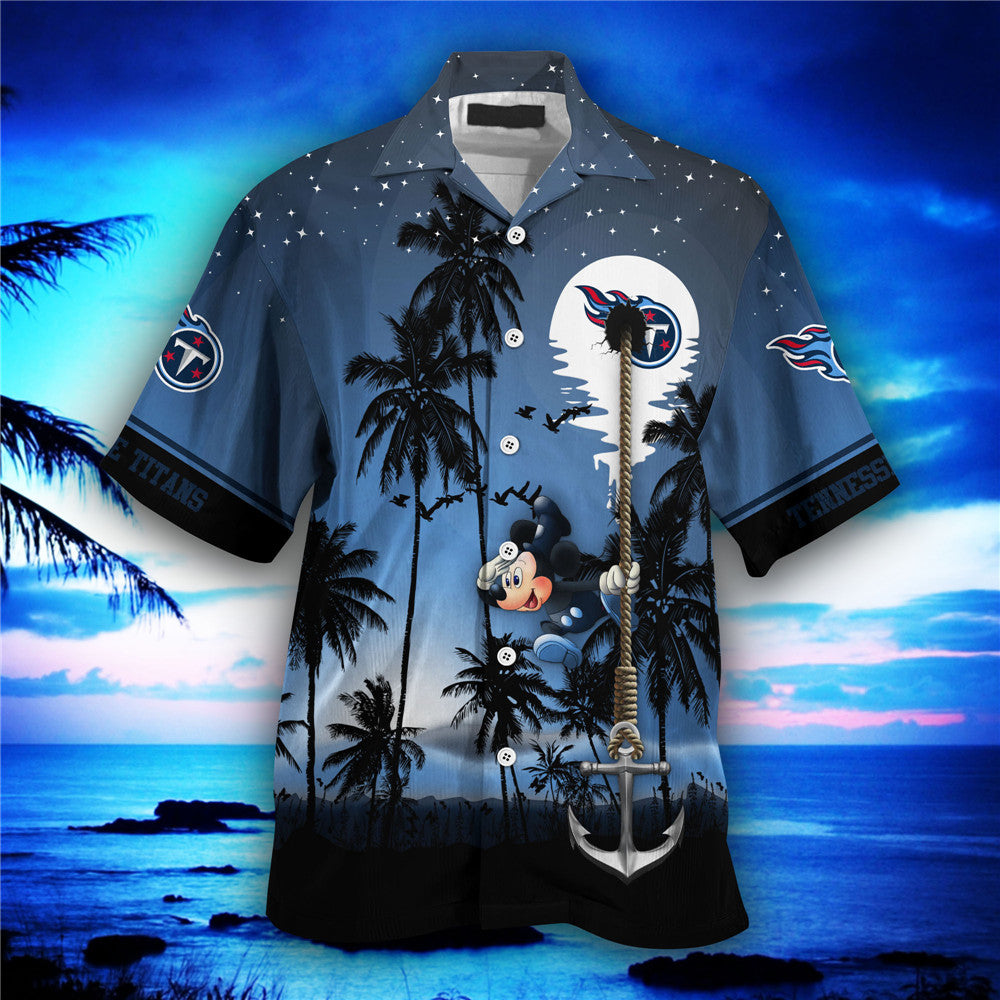 Tennessee Titans Hawaiian Shirt Hawaii Night Sky