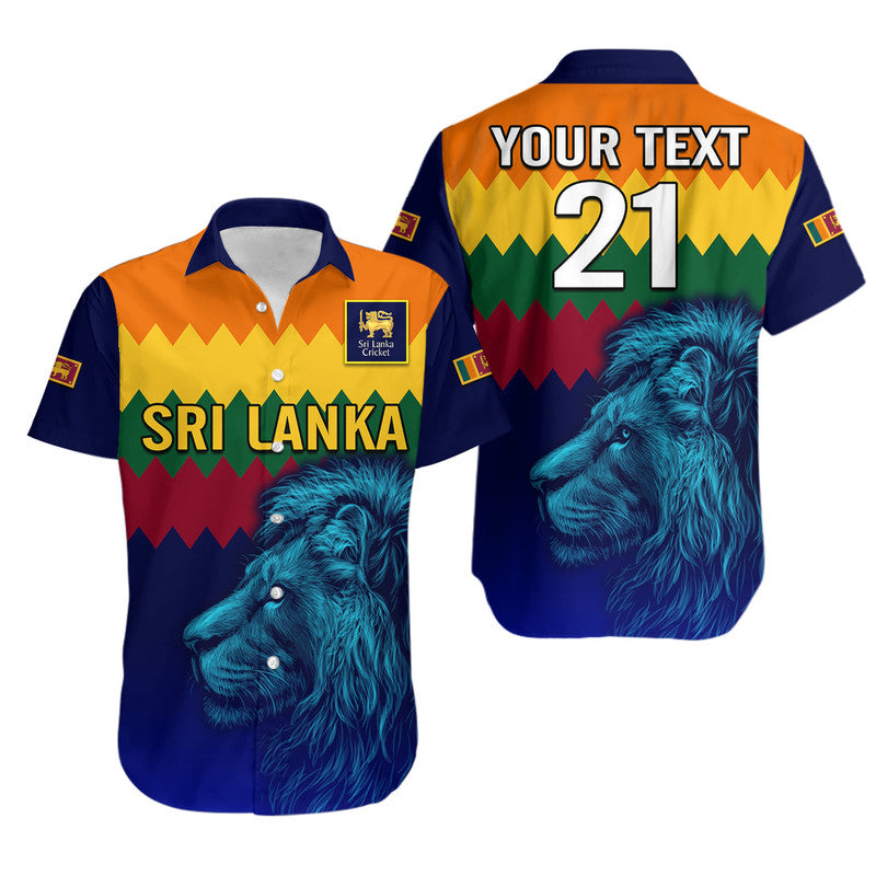 (Custom Personalised) Sri Lanka The Lions Cricket Hawaiian Shirt Lt9