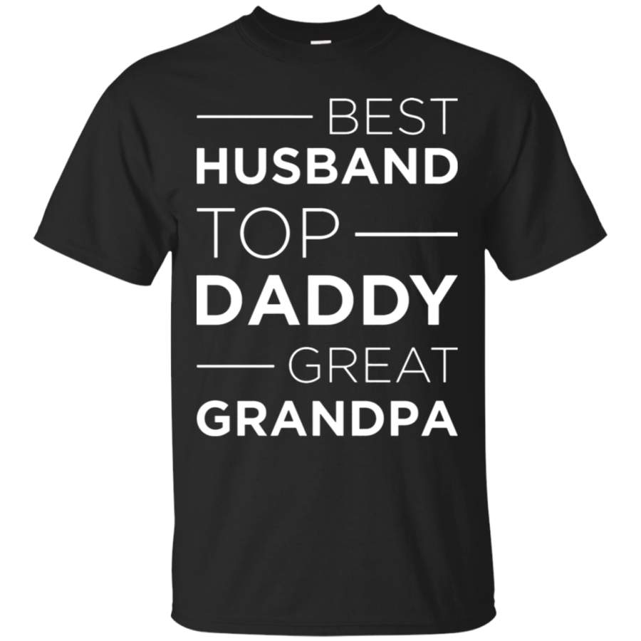 AGR Best Husband Top Daddy Great Grandpa T-Shirt