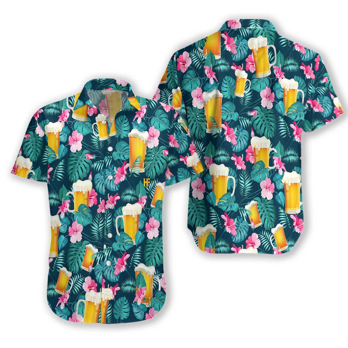 Drink Beer Alcohol Tropical Ez15 2610 Hawaiian Shirt