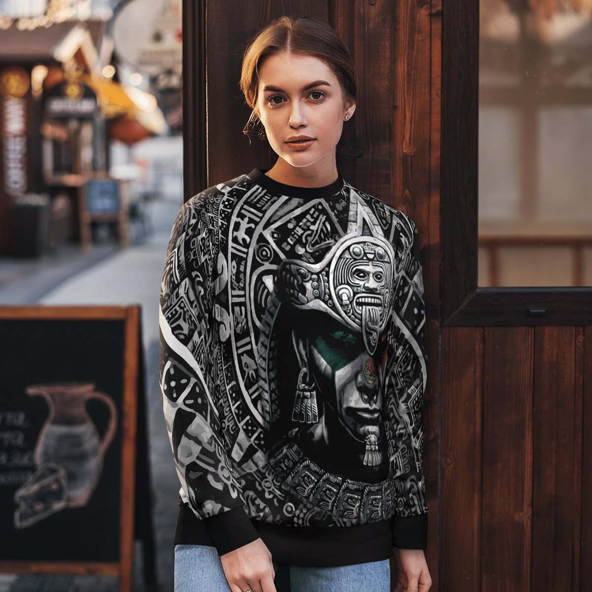 Aztec warrior Mexican 3D All over print Collection | Hoodie | Boot | Sweater | Tumbler