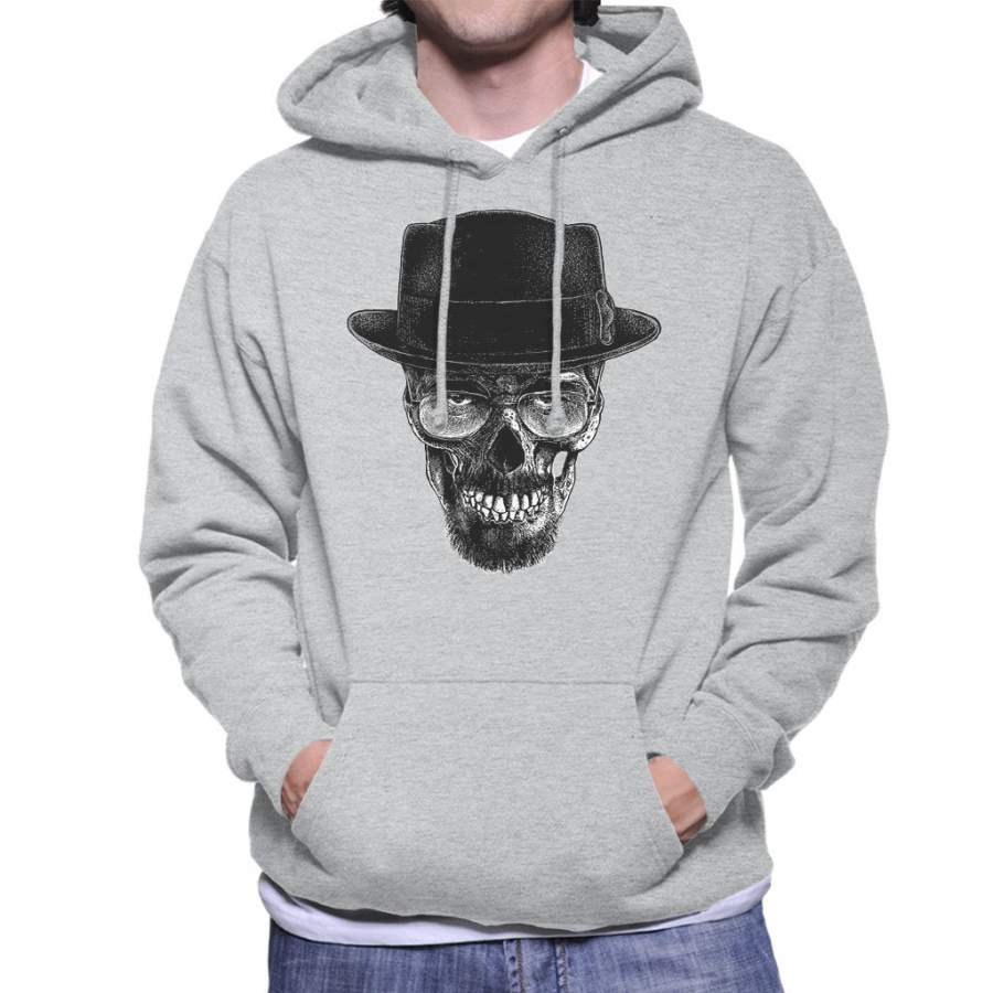 Breaking Bad Heisenberg Skull Men’s Hooded Sweatshirt