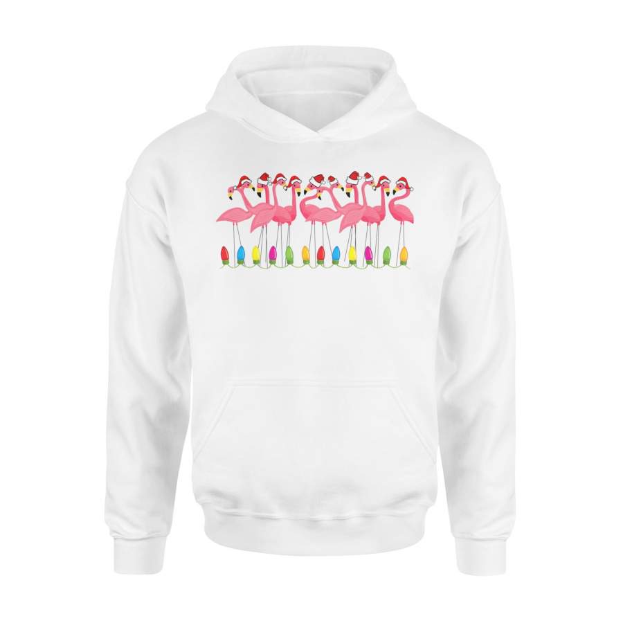 Christmas In July Beach Flamingo Cruise Vacation Hoodie