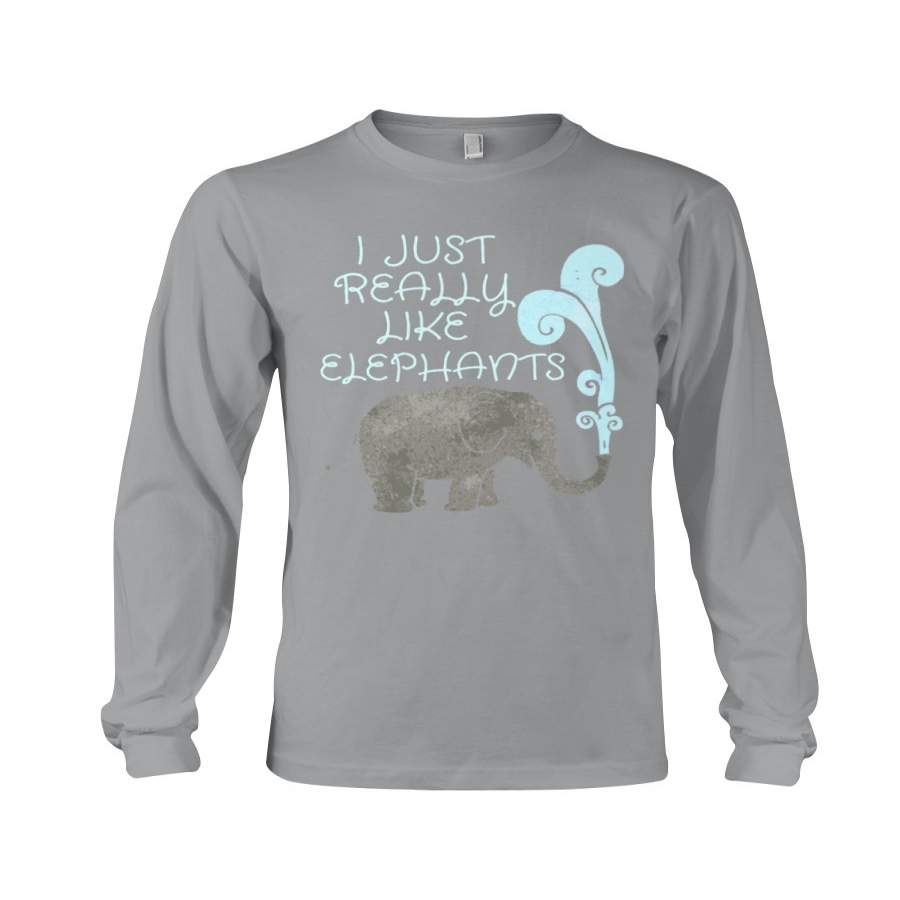 I Just Really Like Elephants 2020 Trending Unisex Long Sleeve