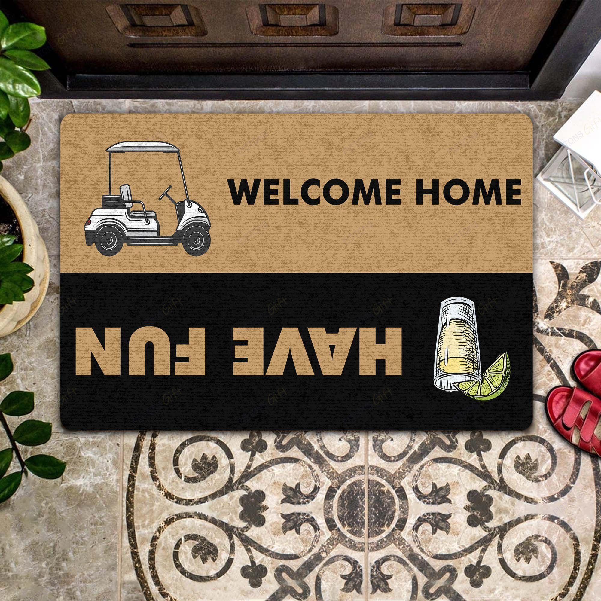 Tequila – Have Fun & Welcome Home  All Over Printing Doormat