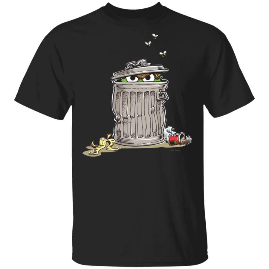 Vintage Oscar in Trash Can Sesame Street Cookie Monter Elmo T-Shirt Adult Youth Toddler Size