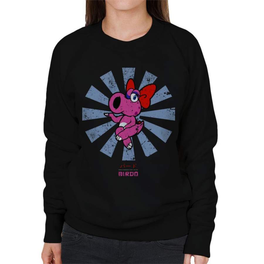 Birdo Retro Japanese Super Mario Women’s Sweatshirt