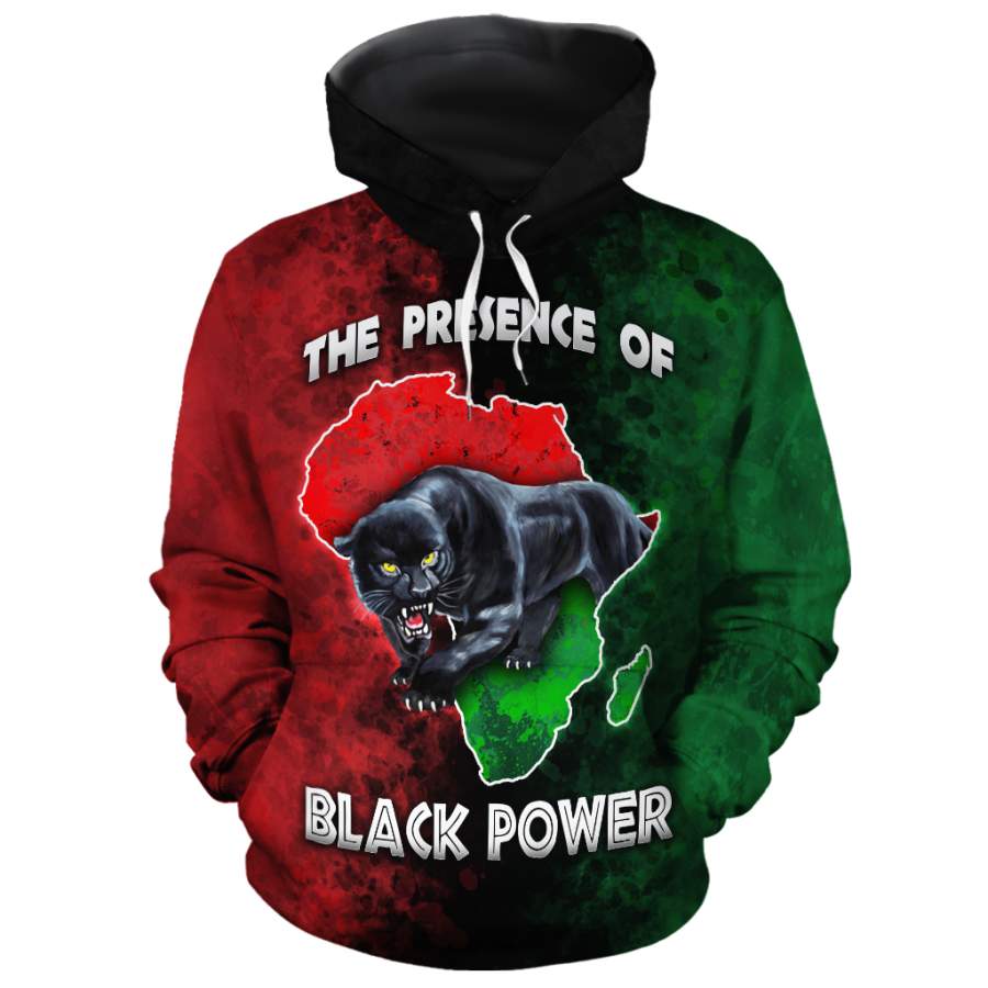 The Presence Of Black Power All-Over Hoodie