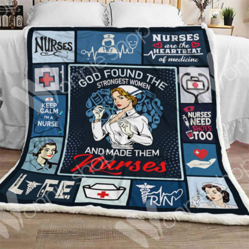 Nurse Sherpa Blanket OCT2502 67O50