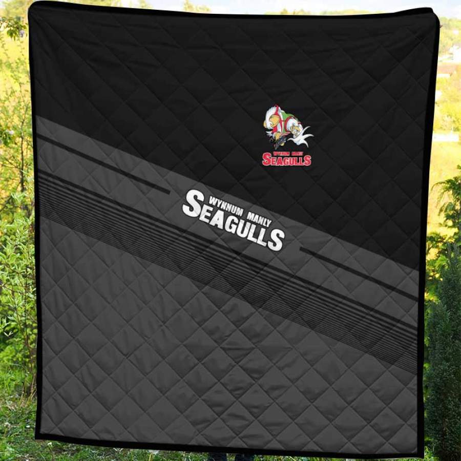 Wynnum Manly Seagulls Classic But Amazing In Gray Personalized Custom 3D Full Print Blanket